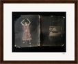 Never too Late Framed print 20x25 cm / 8x10″ Dark wood frame
