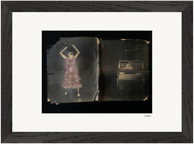 Never too Late Framed print 27x35 cm / 11x14″ Black frame 43