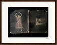 Never too Late Framed print 27x35 cm / 11x14″ Dark wood frame