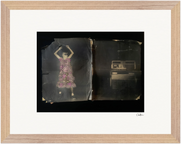 Never too Late Framed print 27x35 cm / 11x14″ Wood frame 27