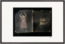 Never too Late Framed print 50x70 cm / 20x28″ Black frame 52