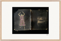 Never too Late Framed print 50x70 cm / 20x28″ Wood frame 35