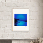 Nocturne Velvet Framed print 15x20 cm / 6x8″ White frame 2