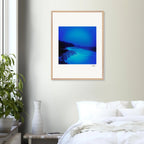 Nocturne Velvet Framed print 15x20 cm / 6x8″ White frame 5