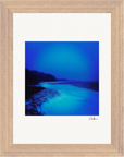 Nocturne Velvet Framed print 15x20 cm / 6x8″ Wood frame 22