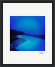Nocturne Velvet Framed print 20x25 cm / 8x10″ Black frame 44