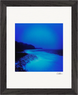 Nocturne Velvet Framed print 20x25 cm / 8x10″ Black frame 33