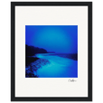 Nocturne Velvet Framed print 20x25 cm / 8x10″ Black frame 44