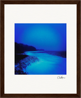 Nocturne Velvet Framed print 20x25 cm / 8x10″ Dark wood frame 28