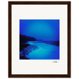 Nocturne Velvet Framed print 20x25 cm / 8x10″ Dark wood frame 28