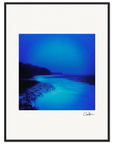 Nocturne Velvet Framed print 20x25 cm / 8x10″ White frame 1