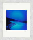 Nocturne Velvet Framed print 20x25 cm / 8x10″ White frame 12