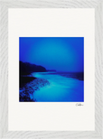Nocturne Velvet Framed print 21x29.7 cm / 8x12" White frame 11