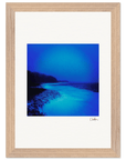 Nocturne Velvet Framed print 21x29.7 cm / 8x12" Wood frame 29