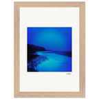 Nocturne Velvet Framed print 21x29.7 cm / 8x12" Wood frame 29