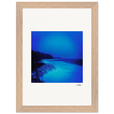 Nocturne Velvet Framed print 21x29.7 cm / 8x12" Wood frame 29