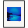 Nocturne Velvet Framed print 27x35 cm / 11x14″ Black frame 45