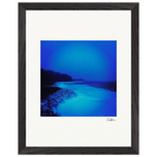 Nocturne Velvet Framed print 27x35 cm / 11x14″ Black frame 34