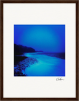 Nocturne Velvet Framed print 27x35 cm / 11x14″ Dark wood frame 34