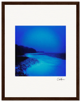 Nocturne Velvet Framed print 27x35 cm / 11x14″ Dark wood frame 34