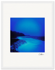 Nocturne Velvet Framed print 27x35 cm / 11x14″ White frame 13