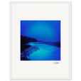 Nocturne Velvet Framed print 27x35 cm / 11x14″ White frame 13