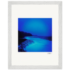 Nocturne Velvet Framed print 27x35 cm / 11x14″ White frame 10