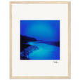 Nocturne Velvet Framed print 27x35 cm / 11x14″ Wood frame 16