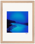 Nocturne Velvet Framed print 27x35 cm / 11x14″ Wood frame 27