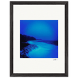 Nocturne Velvet Framed print 30x40 cm / 12x16″ Black frame 39