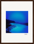 Nocturne Velvet Framed print 30x40 cm / 12x16″ Dark wood frame 27