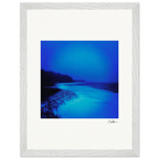 Nocturne Velvet Framed print 30x40 cm / 12x16″ White frame 13