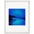 Nocturne Velvet Framed print 30x40 cm / 12x16″ White frame 13