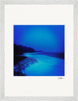 Nocturne Velvet Framed print 30x40 cm / 12x16″ White frame 13