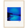 Nocturne Velvet Framed print 30x40 cm / 12x16″ Wood frame 22