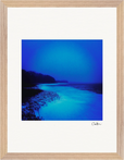 Nocturne Velvet Framed print 30x40 cm / 12x16″ Wood frame 30