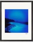 Nocturne Velvet Framed print 40x50 cm / 16x20″ Black frame 37