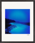 Nocturne Velvet Framed print 40x50 cm / 16x20″ Black frame 37