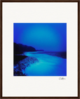 Nocturne Velvet Framed print 40x50 cm / 16x20″ Dark wood frame 31