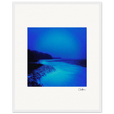 Nocturne Velvet Framed print 40x50 cm / 16x20″ White frame 11