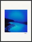Nocturne Velvet Framed print 45x60 cm / 18x24″ Black frame 38