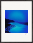 Nocturne Velvet Framed print 45x60 cm / 18x24″ Black frame 40