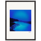 Nocturne Velvet Framed print 45x60 cm / 18x24″ Black frame 40