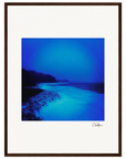 Nocturne Velvet Framed print 45x60 cm / 18x24″ Dark wood frame 30