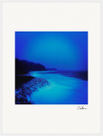 Nocturne Velvet Framed print 45x60 cm / 18x24″ White frame 8