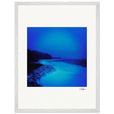 Nocturne Velvet Framed print 45x60 cm / 18x24″ White frame 9
