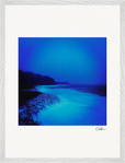Nocturne Velvet Framed print 45x60 cm / 18x24″ White frame 9