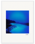 Nocturne Velvet Framed print 45x60 cm / 18x24″ White frame 8