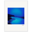 Nocturne Velvet Framed print 45x60 cm / 18x24″ White frame 8