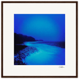Nocturne Velvet Framed print 50x50 cm / 20x20″ Dark wood frame 29